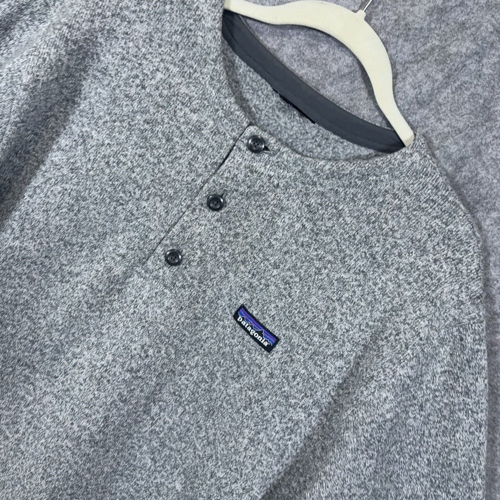 Patagonia Better Sweater Henley Pullover Mens XXL Stonewash Gray Athleisure